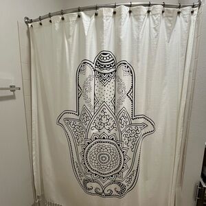 Hamsa Hand Shower Curtain
